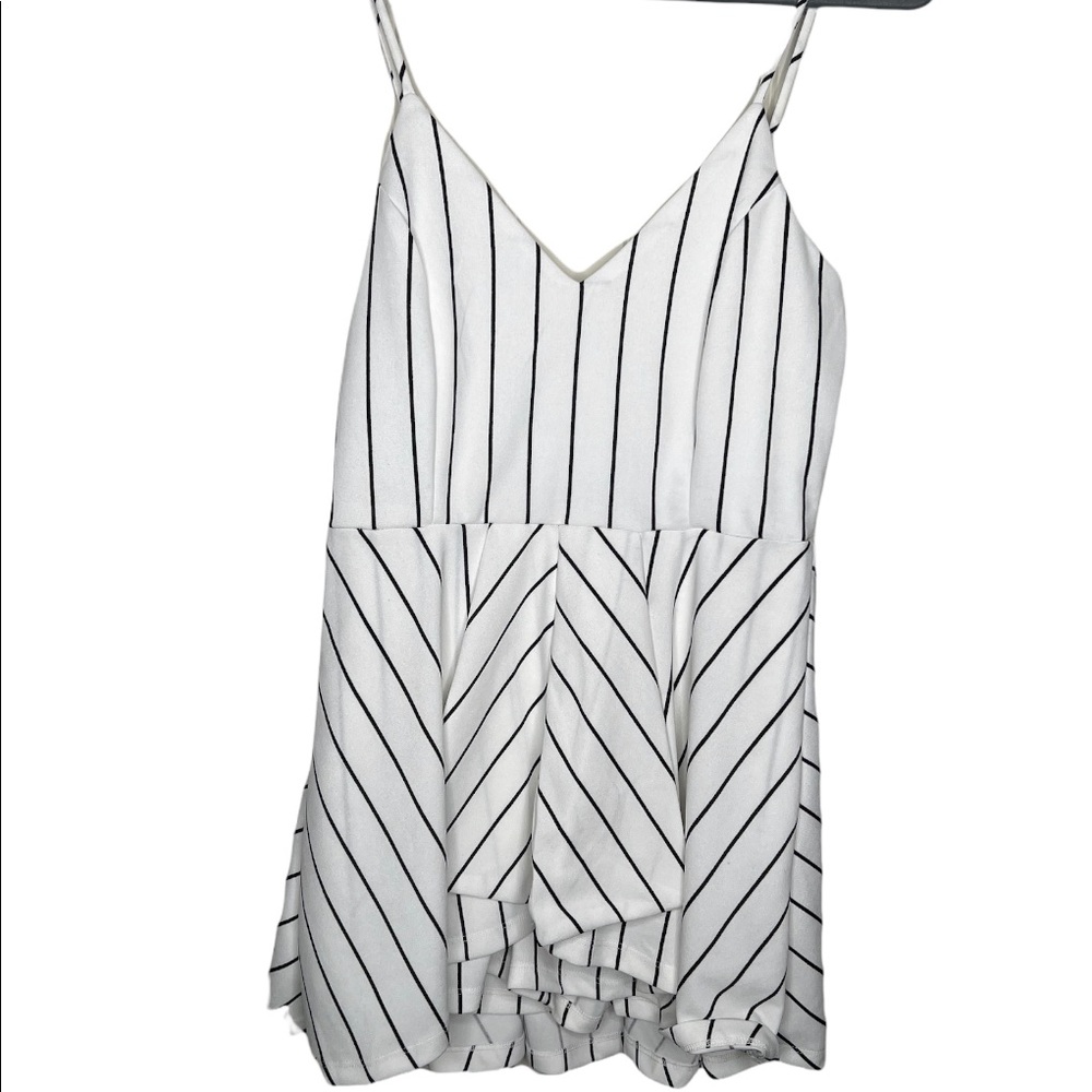 Pinstriped Skort